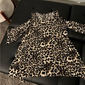 Cheetah print tunic
